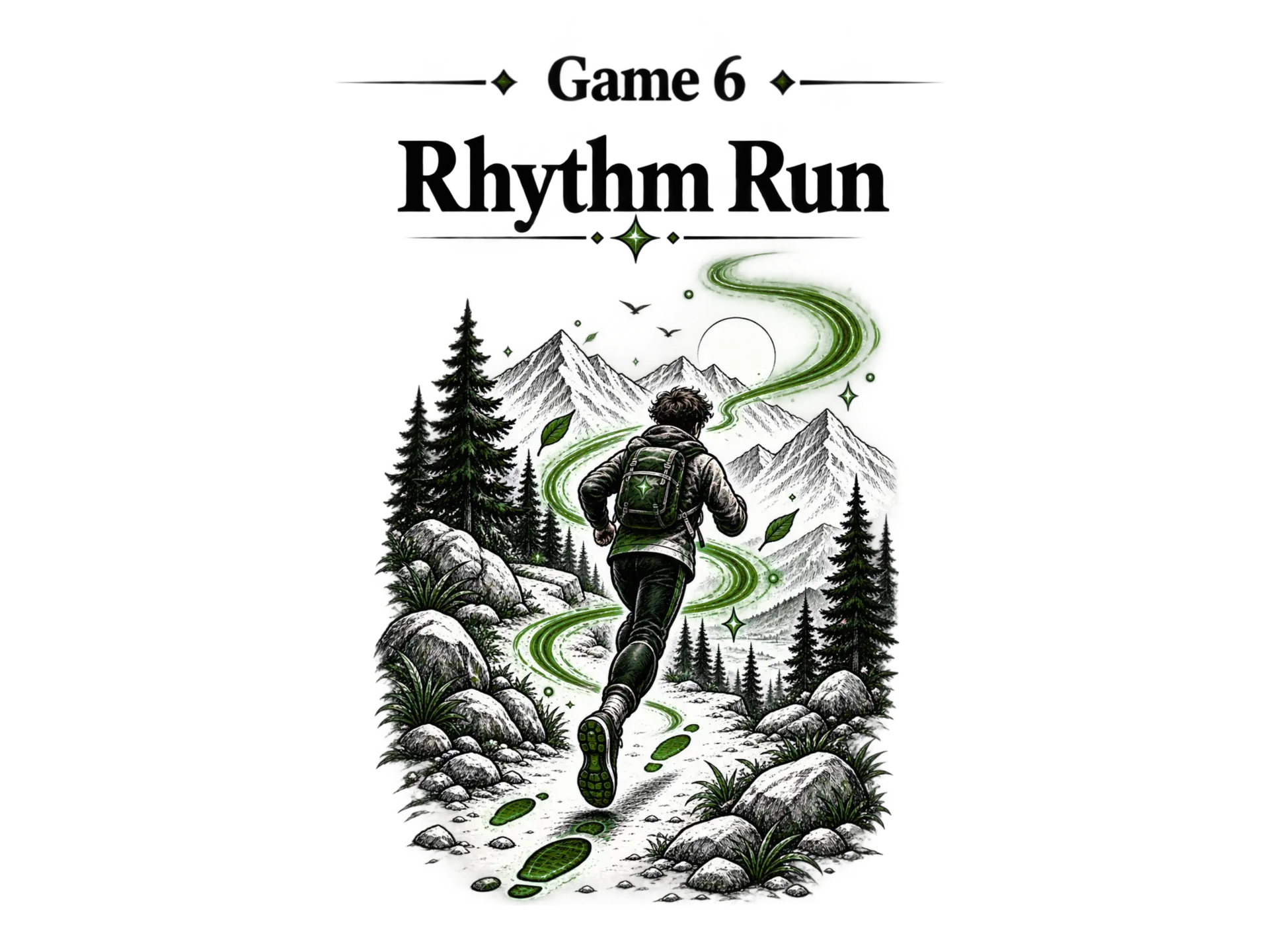Rhythm Run — Game 6 illustration